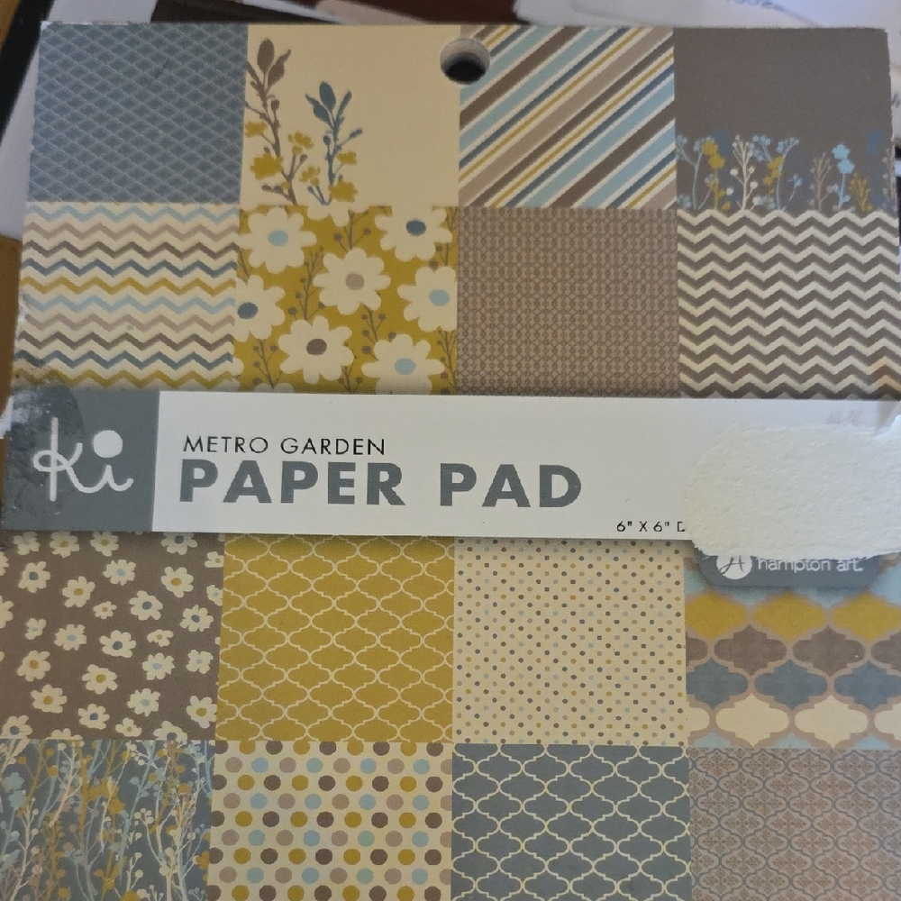 Metro Garden Paper Pad 6x6